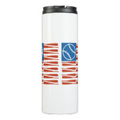 Bouteilles Isothermes Drapeau de baseball (Dos)