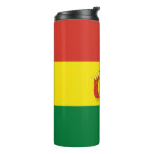 Bouteilles Isothermes Drapeau de Bolivie patriotique (Tourné sur la gauche)