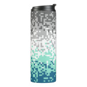 Bouteilles Isothermes Drapeau de fierté abstrait pixelisé tripant Frayro (Tourné sur la gauche)