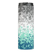 Bouteilles Isothermes Drapeau de fierté abstrait pixelisé tripant Frayro (Dos)
