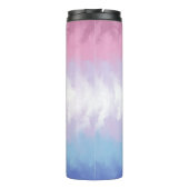 Bouteilles Isothermes Drapeau de fierté bigender abstrait (Dos)