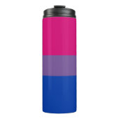 Bouteilles Isothermes Drapeau de fierté bisexuel (Devant)