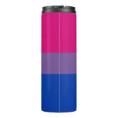 Bouteilles Isothermes Drapeau de fierté bisexuel (Dos)
