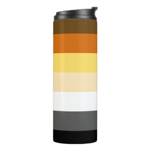 Bouteilles Isothermes Drapeau de fierté des ours gays cool et classique