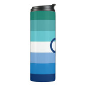 Bouteilles Isothermes Drapeau de fierté gay MLM (Tourné sur la gauche)