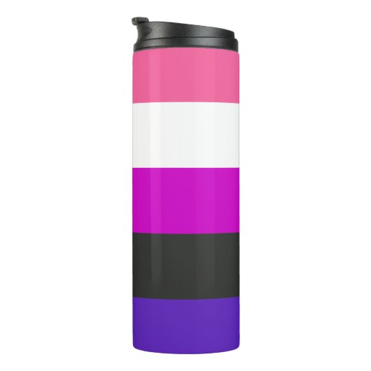 Bouteilles Isothermes Drapeau de fierté genderfluid (Tourné sur la droite)