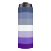 Bouteilles Isothermes Drapeau de fierté lesbienne Butch (Devant)