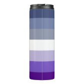 Bouteilles Isothermes Drapeau de fierté lesbienne Butch (Dos)