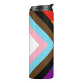 Bouteilles Isothermes Drapeau de fierté Progress Pride de SlipperyJoe si (Tourné sur la gauche)