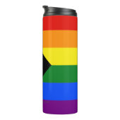 Bouteilles Isothermes Drapeau de fierté Progress Pride de SlipperyJoe si (Tourné sur la droite)