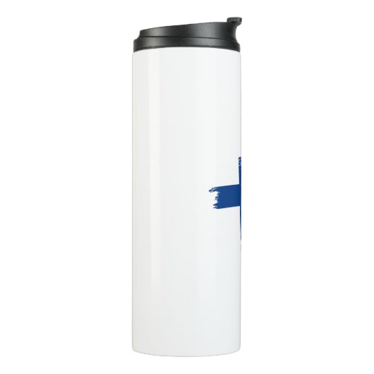 Bouteilles Isothermes Drapeau de Finlande (Tourné sur la gauche)