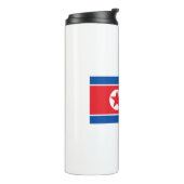 Bouteilles Isothermes Drapeau de la Corée du Nord (Tourné sur la gauche)