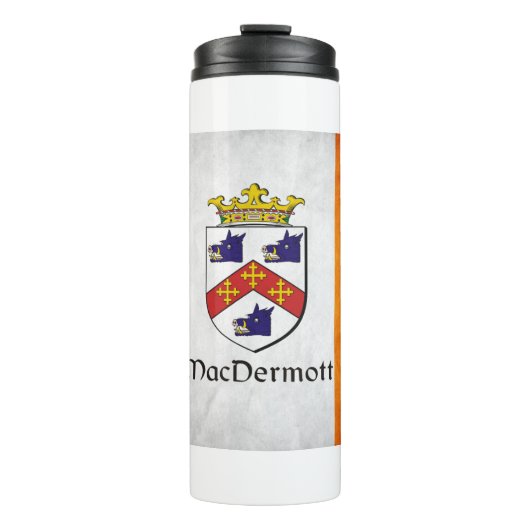 Bouteilles Isothermes Drapeau de la famille MacDermott (Devant)