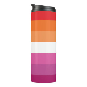 Bouteilles Isothermes Drapeau de la fierté lesbienne