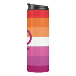 Bouteilles Isothermes Drapeau de la fierté lesbienne WLW