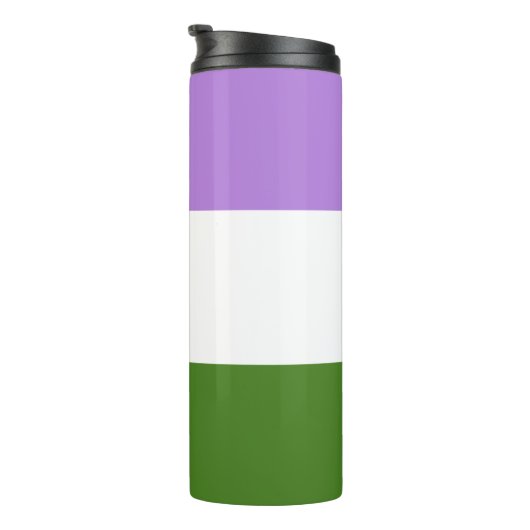 Bouteilles Isothermes Drapeau de la fierté queer (Tourné sur la droite)