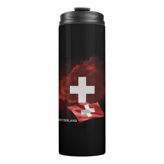 Bouteilles Isothermes Drapeau de la Suisse (Devant)