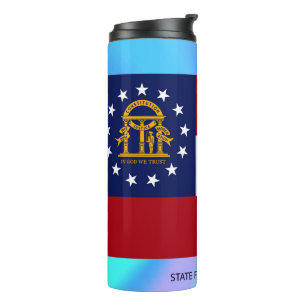 Bouteilles Isothermes Drapeau de l'État de Géorgie