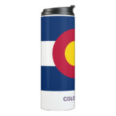 Bouteilles Isothermes Drapeau de l'État du Colorado (Tourné sur la gauche)
