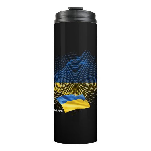 Bouteilles Isothermes Drapeau de l'Ukraine (Devant)
