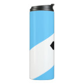 Bouteilles Isothermes Drapeau de Madison, Paruline thermique du Wisconsi (Tourné sur la gauche)