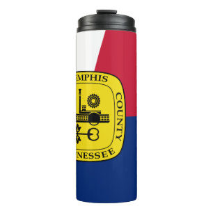 Bouteilles Isothermes Drapeau de Memphis, Tennessee Tumbler thermique