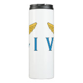 Bouteilles Isothermes Drapeau des îles Vierges américaines (Dos)