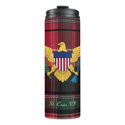 Bouteilles Isothermes Drapeau des îles Vierges américaines St. Croix Mad (Devant)