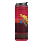 Bouteilles Isothermes Drapeau des îles Vierges américaines St. Croix Mad (Tourné sur la gauche)