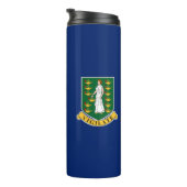 Bouteilles Isothermes Drapeau des îles Vierges britanniques (Tourné sur la droite)