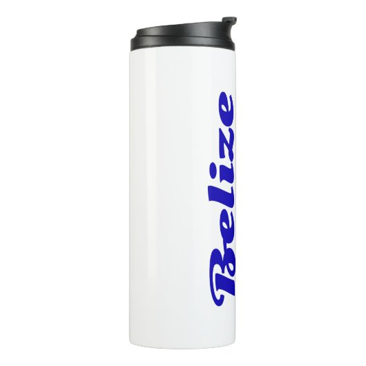 Bouteilles Isothermes Drapeau du Belize (Tourné sur la gauche)