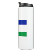 Bouteilles Isothermes Drapeau du Lesotho (Tourné sur la droite)
