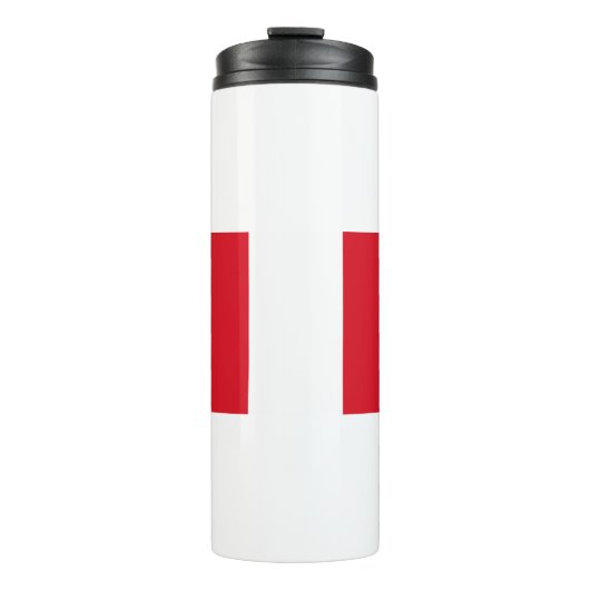 Bouteilles Isothermes Drapeau du Pérou (Devant)
