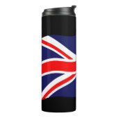 Bouteilles Isothermes Drapeau du Royaume-Uni + vos idées (Tourné sur la gauche)