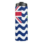 Bouteilles Isothermes Drapeau du Territoire britannique de l'océan Indie (Devant)