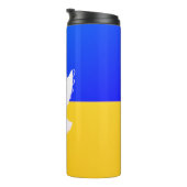 Bouteilles Isothermes Drapeau d'Ukraine - Dove of Peace - Freedom - Peac (Tourné sur la droite)