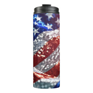 Bouteilles Isothermes Drapeau étourdissant États-Unis 4 juillet fête de