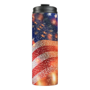 Bouteilles Isothermes Drapeau étourdissant États-Unis 4 juillet fête de