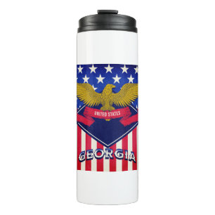 Bouteilles Isothermes Drapeau Géorgie USA