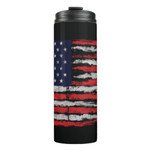 Bouteilles Isothermes Drapeau Grunge U.S.A