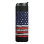Bouteilles Isothermes Drapeau Grunge U.S.A (Tourné sur la gauche)