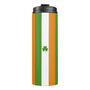 Bouteilles Isothermes Drapeau irlandais de la Saint Patrick avec Shamroc