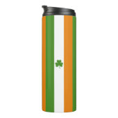 Bouteilles Isothermes Drapeau irlandais de la Saint Patrick avec Shamroc (Tourné sur la droite)