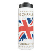 Bouteilles Isothermes Drapeau King Charles III Union Jack (Devant)