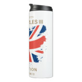 Bouteilles Isothermes Drapeau King Charles III Union Jack (Tourné sur la droite)