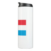 Bouteilles Isothermes Drapeau Luxembourg (Tourné sur la droite)