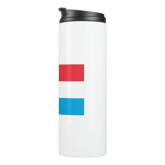 Bouteilles Isothermes Drapeau Luxembourg (Tourné sur la droite)