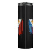 Bouteilles Isothermes Drapeau mi-américain mi-philippin Philippines (Dos)