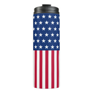 Bouteilles Isothermes Drapeau patriotique américain étoiles et bandes Ro