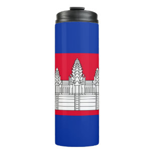 Bouteilles Isothermes Drapeau patriotique cambodgien